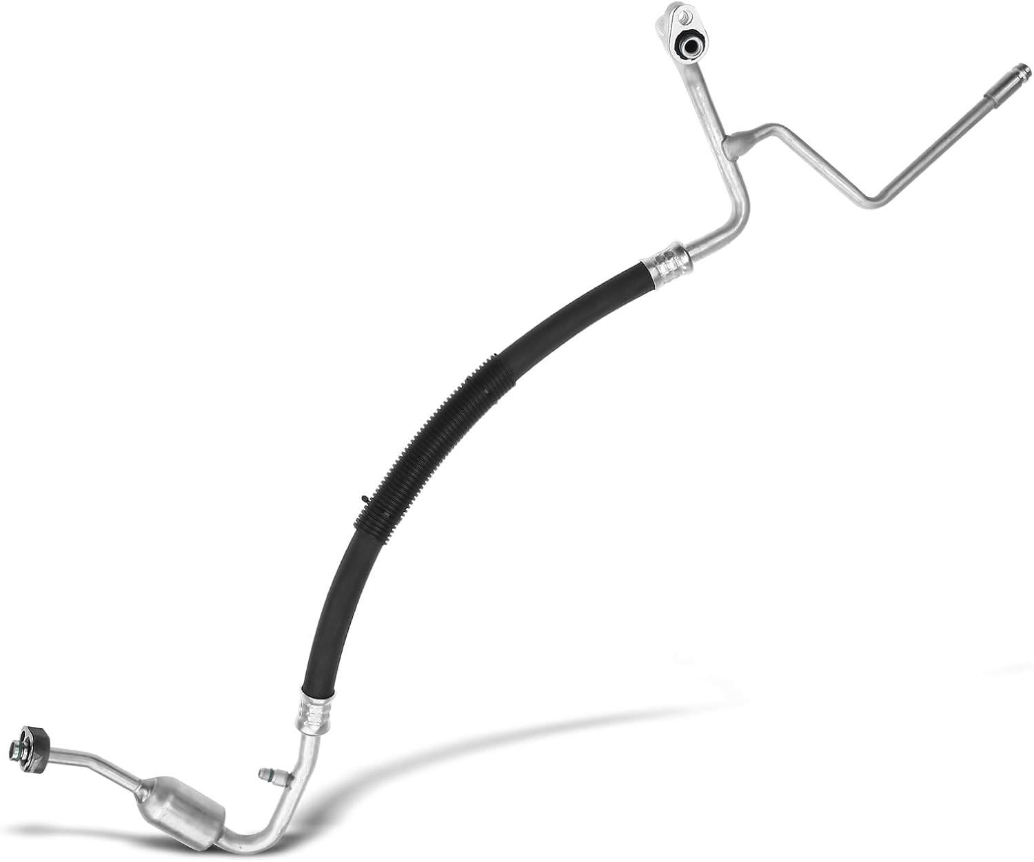 A-Premium A/C Discharge Line Hose Assembly Compatible with Ford F-250 Super Duty 2007-2010, F-350 Super Duty/F-450 Super Duty/F-550 Super Duty 2008-2010, 5.4L 6.8L, Compressor to Condenser