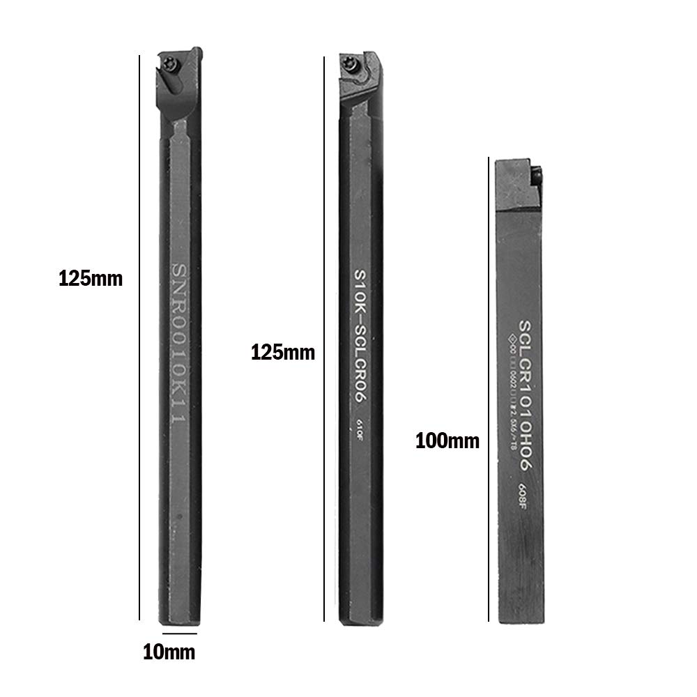 Lot De 10 Inserts En Carbure 30 X 12 X 1 5 Mm 35 Degrés Pour Tour à