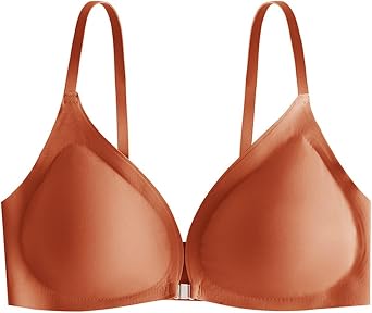 Seamless Large Size Sexy Underwear Thin Small Breast Push-up Adjustable Bra Front Buckle Womens Bra