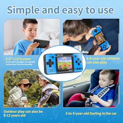 image for WELLST&middot;G Handheld Game for Kids -Preloaded 220 Retro Video Game