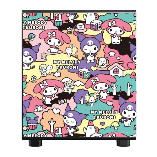 Gabinete PC darkFlash DB330M Sanrio Kuromi M-ATX, 5 ventiladores ARGB, vidrio panorámico 270°, negro miniatura 4