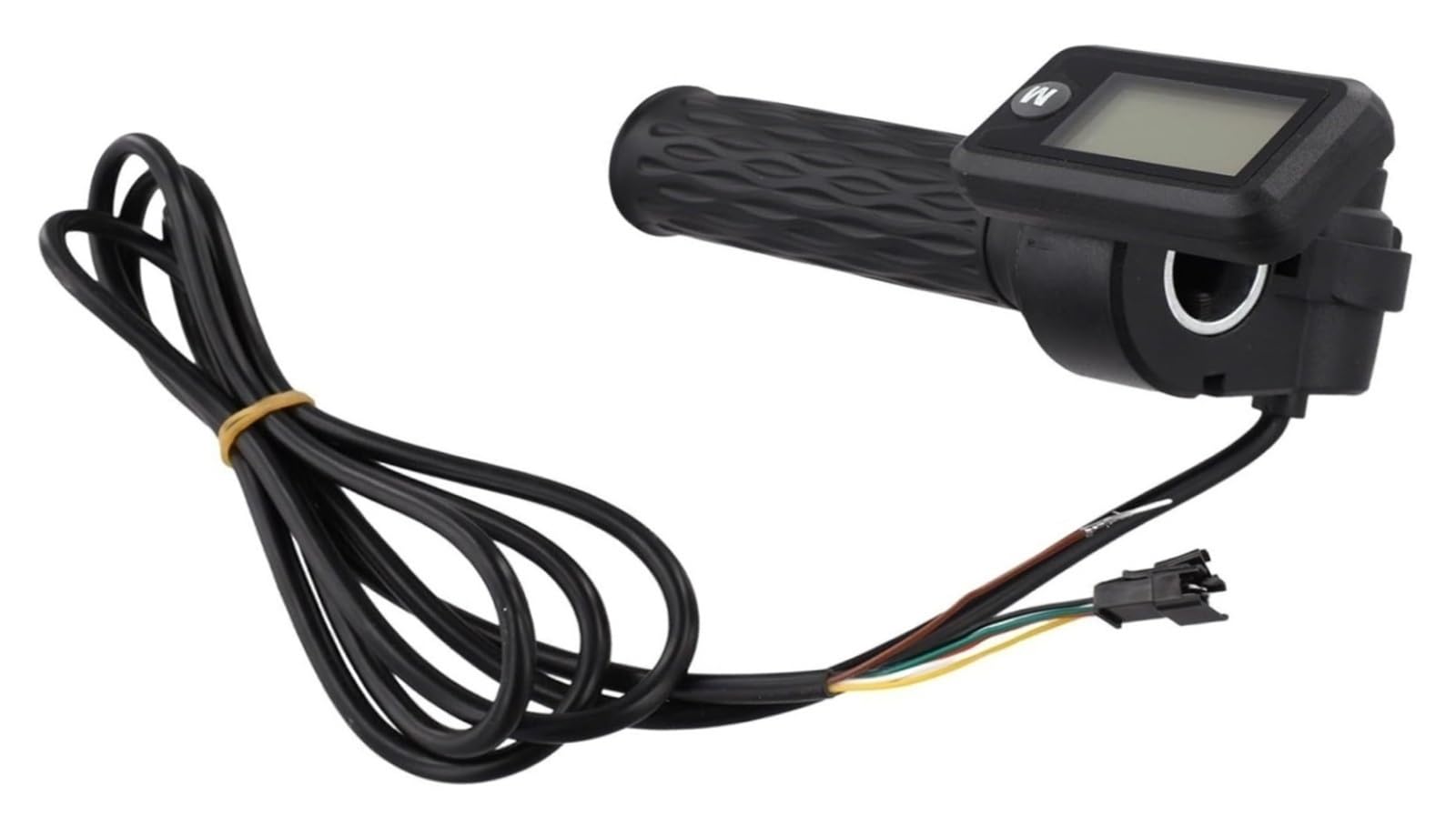 Ensemble de poignées d'accélérateur for vélo électrique, avec écran LCD, for vitesse, kilométrage, tension, courant 36-72V(C)