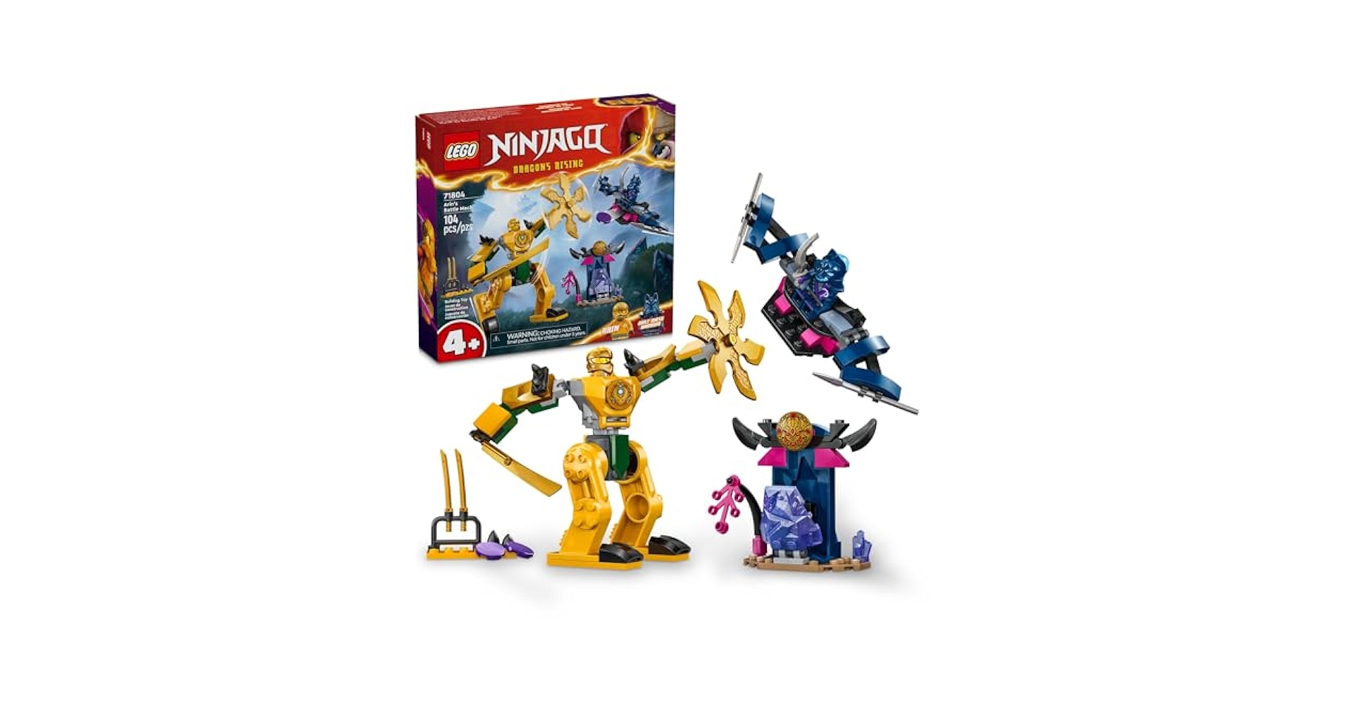 ◆*SAKU56*◆ Amazon.com: LEGO NINJAGO Arin's Battle Mech, Ninja Toy Set