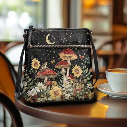 HUGS IDEA Women's Shoulder Handbags Crossbody Purse Large Size Sling Bags Leather Tote Hand Bags3