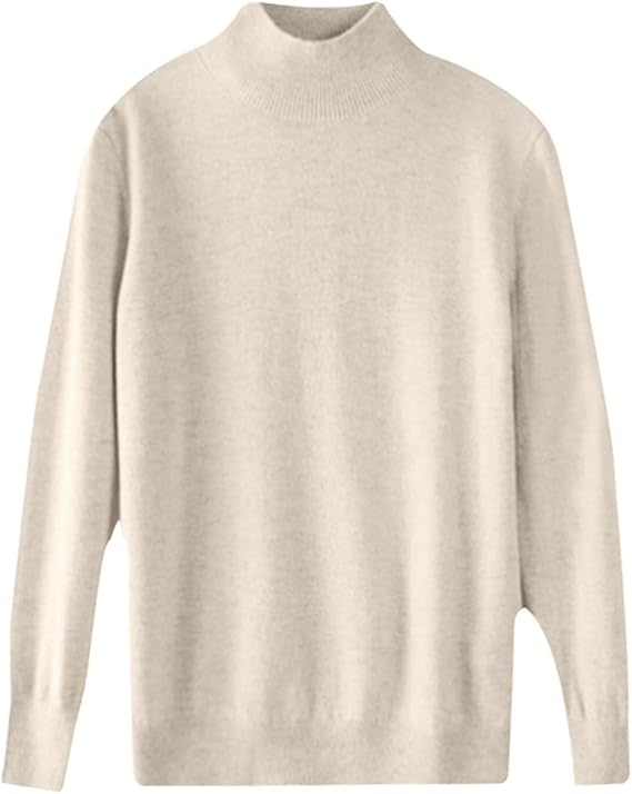 Cozy Cashmere Sweaters For Women Warm Soft Wool Pullover Long Sleeve 2025 Fall Winter Plus Size Loose Chenille Tunic Knitted Sweater Ladies Comfy Casual Christmas Pull Over Jumpers Outfits Beige