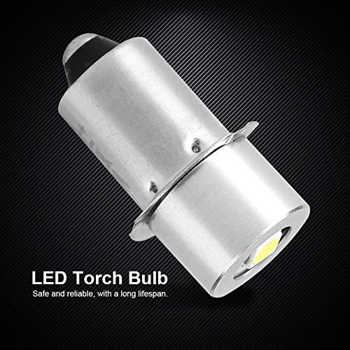 Hyuduo LED Flashlight Bulb P13.5S Base 1W Energy-Efficient Replacement Bulb for 3V Vintage Flashlights & Classic Torch Models - Image 3