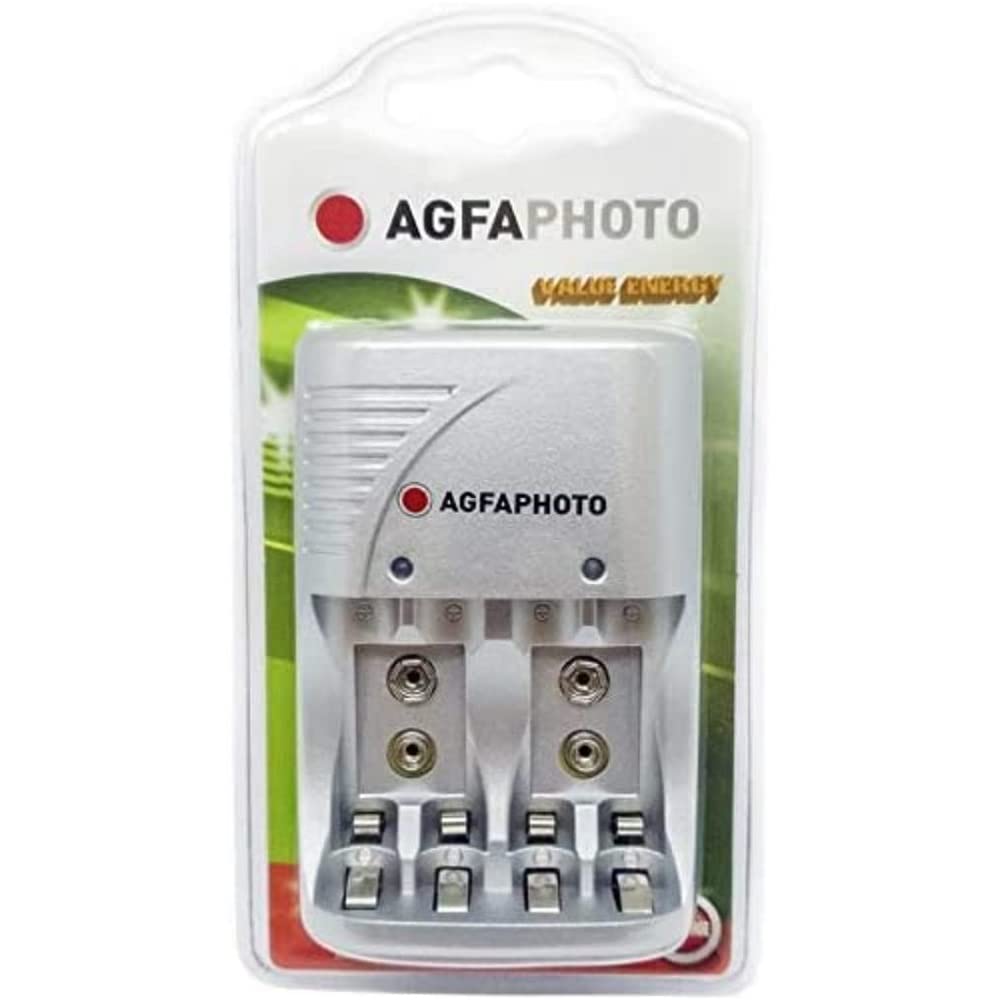 AgfaPhoto ACCUCharger Value Energy for AA, AAA, and 9V batteries