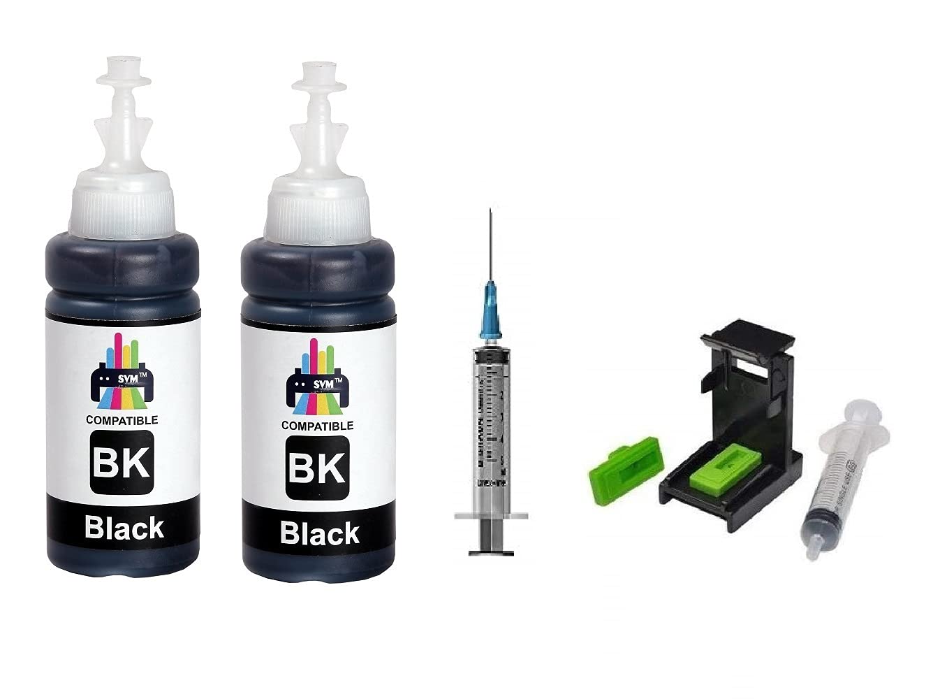 SVM Refill Ink for DeskJet 2331 Multi-Function Color Printer Compatible with Cartridge 805/803/680/678/818/802/901/703/704/46/21/22/27/28/56/57 Black Ink & Suction Tool KIT (B09GYLM7Z8) Amazon Price History, Amazon Price Tracker
