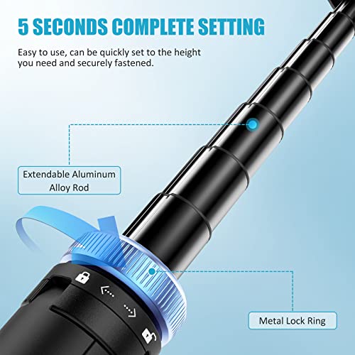 [Newest] 62" Selfie Stick Tripod With Remote - Kaiess Tripod For Iphone, High Strength Legs & Extendable Tube Tripod Stand, Fit For Iphone 13 Pro Max/13 Pro/12 Pro Max/Samsung S22/Camera/Gopro #TOP5