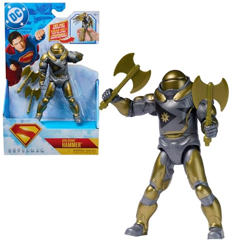 DC Comics, SUPERMAN, Green Lantern, Epic Strike Action Figure, 15-cm Tall, Authentic Movie Styling, Includes 2 Accessories, Kids’ Toys for Boys and Girls Aged 4 and Up DC Comics, SUPERMAN, Green Lantern, Epic Strike Action Figure, 15-cm Tall, Authentic Movie Styling, Includes 2 Accessories, Kids’ Toys for Boys and Girls Aged 4 and Up