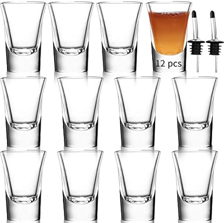 Amazon ショットグラス 12個 35ml ショットグラス クリア ヘビーベース ショットグラス ウイスキーウォッカ リキュール用 12パック Suprobarware ショットグラス Amazon ショットグラス 12個 35ml ショットグラス クリア ヘビーベース ショットグラス ウイスキーウォッカ リキュール用 12パック Suprobarware ショットグラス