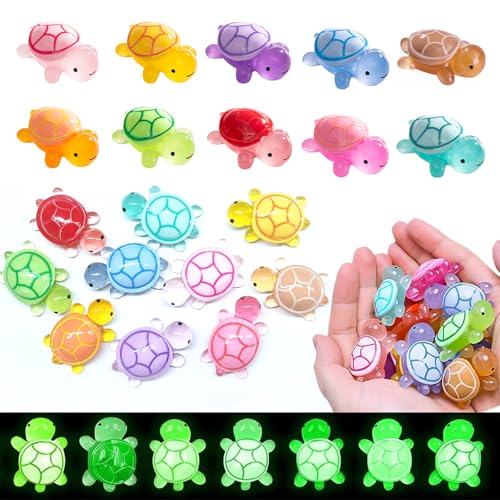Sztqqing Figurines Miniatures Lumineuses Fluorescentes en Résine Animalier Lot Varié - Déco...
