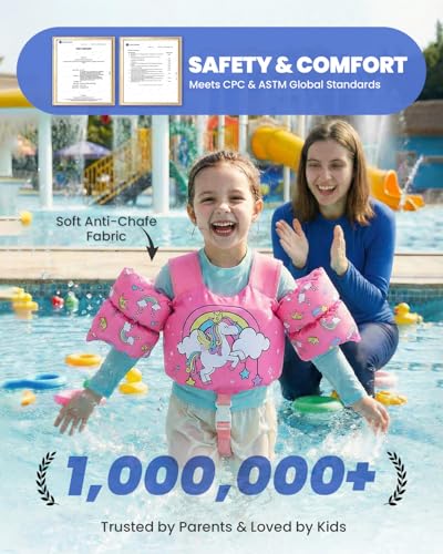 Image of Gogokids Puddle Float Jumper 24-66 Pounds, Toddler Swim Vest Kids Floaties