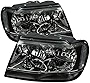 Carpartsinnovate For 99-04 Smoke Lens Headlights Tinted Head Lamps