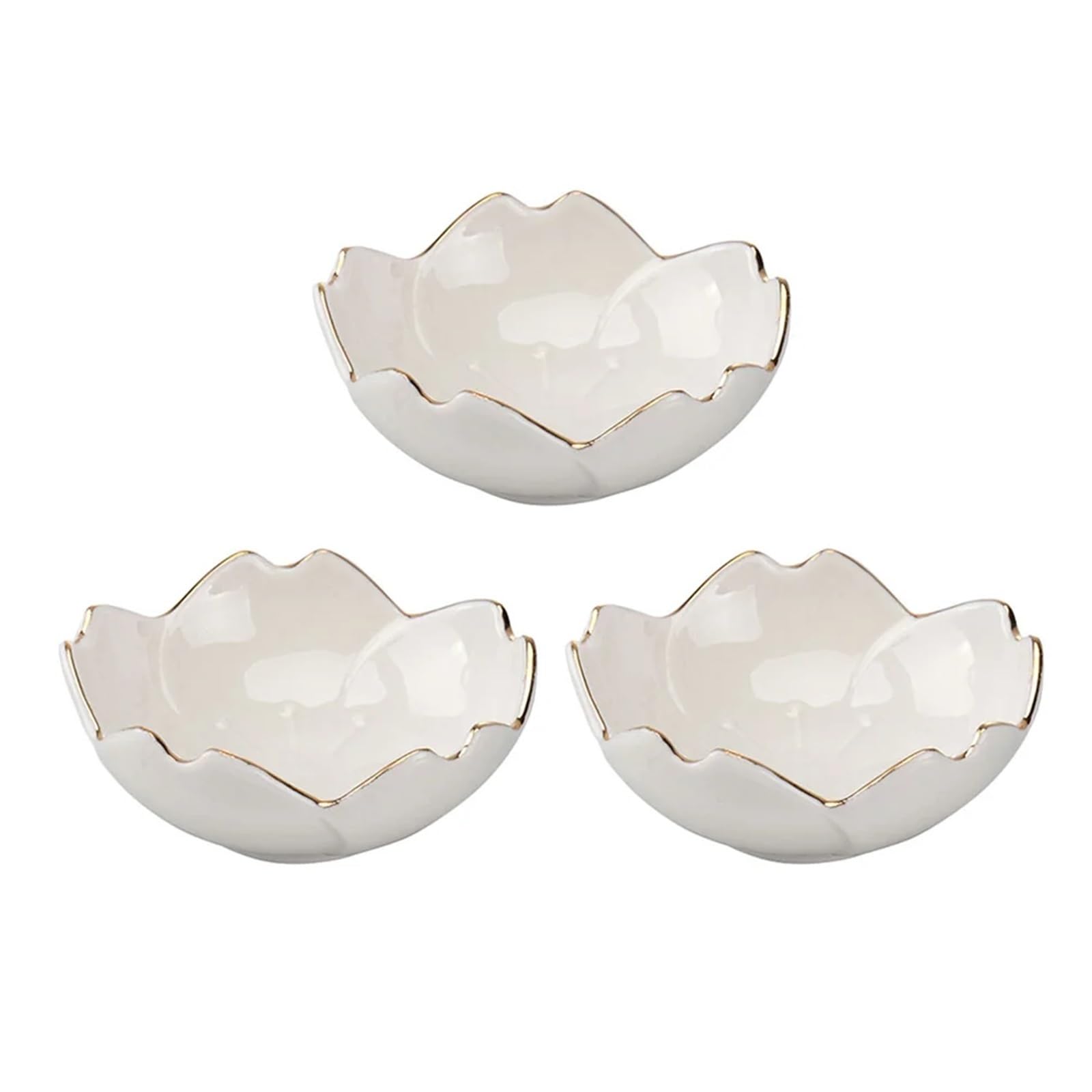 Tapas-Geschirr-Set aus Keramik, 3-teilig, Mini-Dipschalen und Gewürzteller für Snacks, Saucen und Geschirr, elegante Keramikhalter für Unterhaltung
