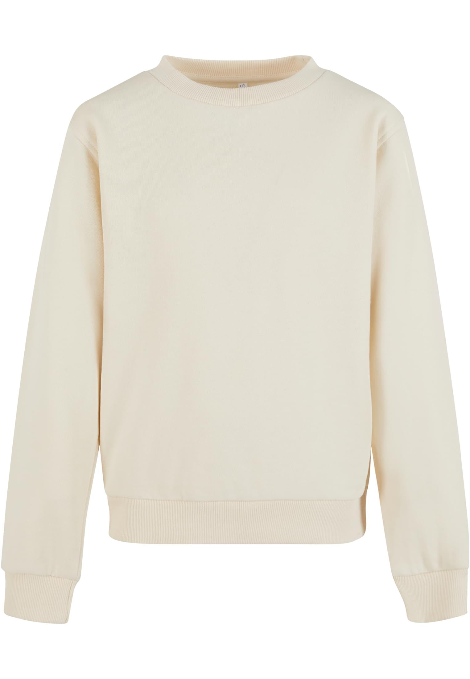 Urban Classics Girl's Uck6855-girls Oversized Light Terry Crewneck Sweater, White, 158-164