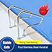Swimming Pool Handrail for Inground Pools 304 Stainless Steel Swimming Pool Railings for Inground or Steps, This Pool Launch Handrail is Suitable for All Types of Pools, Water Parks