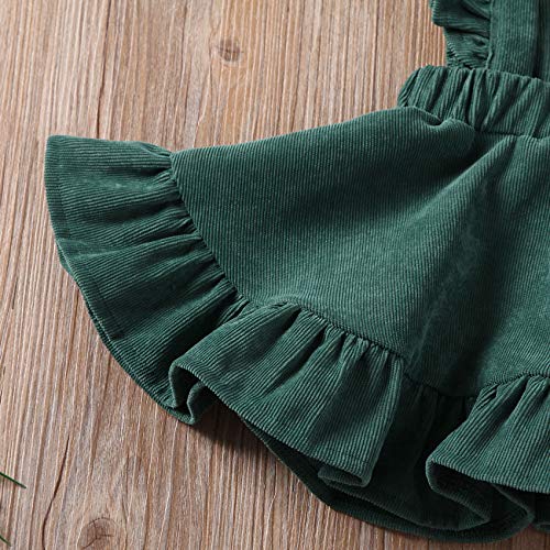 Image of Specialcal Baby Girls Velvet Suspender Skirt Infant Toddler Ruffled Casual Strap Sundress Summer Outfit Clothes