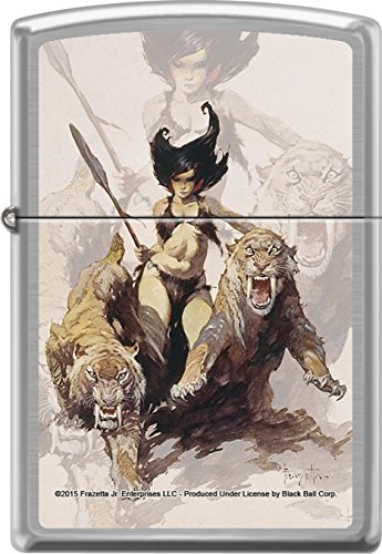 Encendedor Zippo recargable The Huntress metal miniatura 1