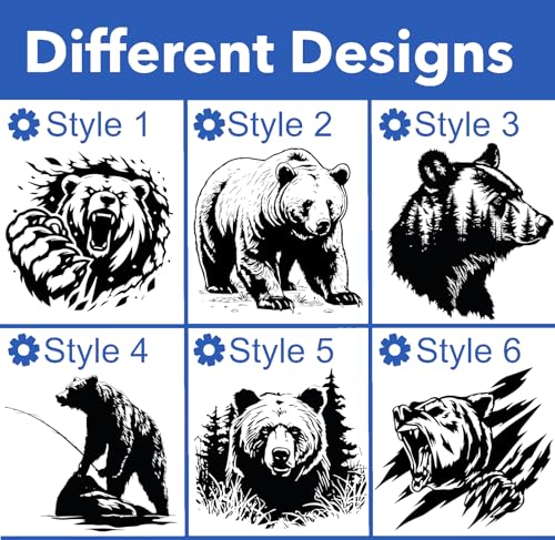 Personalized Christmas Gifts, Wallet For Men, Engraved Name Wallet, Gifts For Dad, Husband, Custom Leather Wallets for Men, Bears Walet3