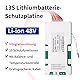Bisda 13S BMS 48V Lithium PCB Schutzplatine mit Gleichgewichtslinie und NTC, Common Port, Gleicher Port, Zehn Schutzfunktionen, Batteriemanagementsystem für Lithium -Ionen -Batterien (13S 48V 100A)