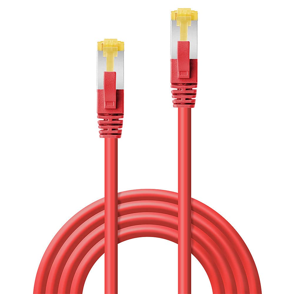 LINDY 47297 Network Copper Cable Cat. 7 S/FTP LSOH 600MHz 7.5 m Red