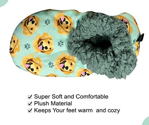 Comfies Slippers - Cozy Sherpa House Slippers for Women & Men - Indoor House Shoes - Pet Lover Gifts - Non Skid Bottom - 1 Size Fits Most - Unisex3