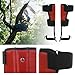 Tree Climbing Gear, Adjustable Pole Spikes, Heavy-Duty Load Bearing Feature, Steel Alloy Construction Detail, Professional Arborist Equipment Set with Straps, Outdoor Tree Work Safety Use
