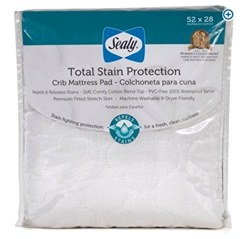 sealy crib mattress pad