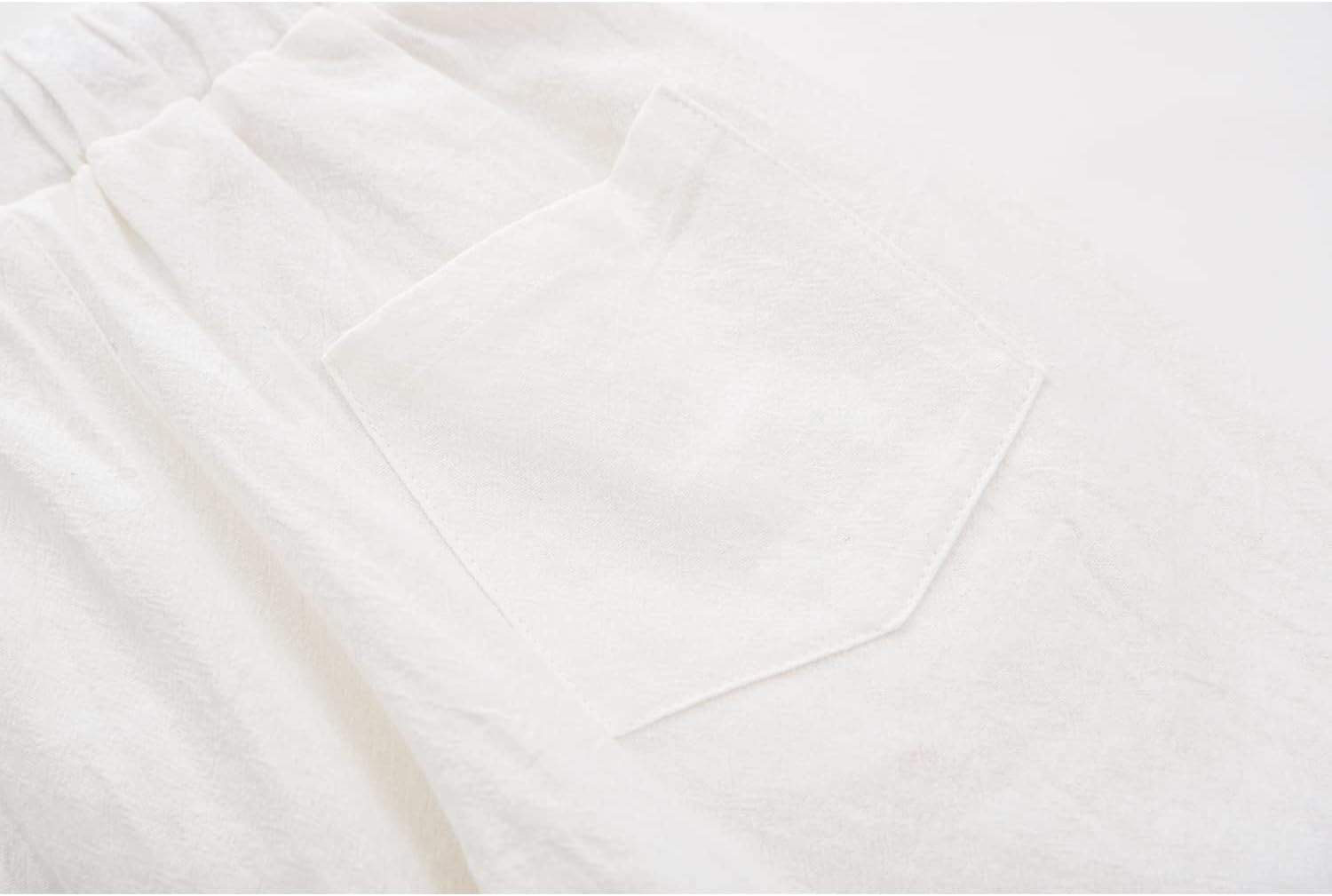 Boy's T-Shirt and Shorts Set Cotton Linen Summer Short Sleeve Children Two Pieces Clothing Pants Sets - Image 8