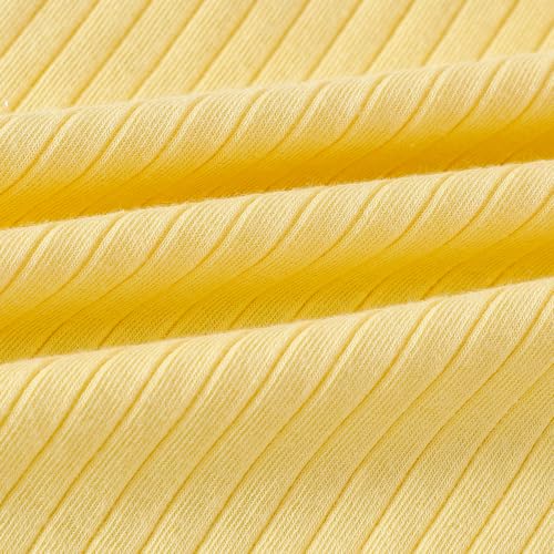 Image of ROMPERINBOX Toddler Tank Tops Girls 3 Pack Ribbed Knit Multipacks Halter Top Camisoles Undershirt