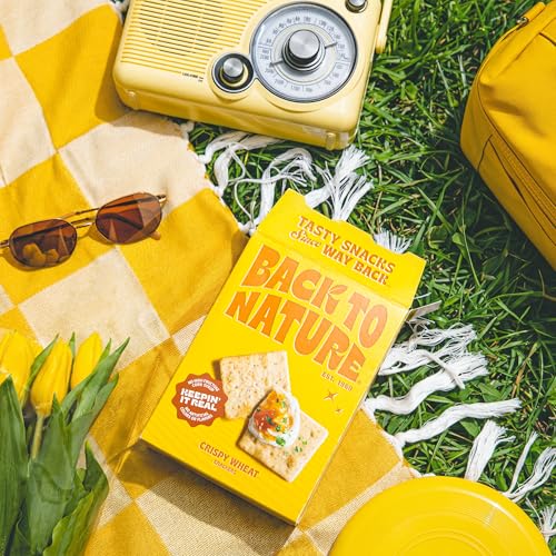 Back to Nature Crispy Wheat Crackers, Non GMO Plant Based Snack, 1pk - image 8