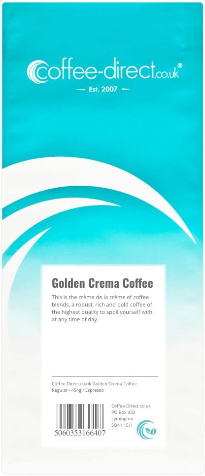 Coffee Direct Golden Crema Coffee Espresso Grind 454 g