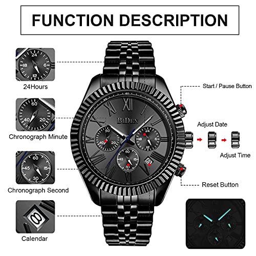 Mens-Watches-Chronograph-Stainless-Steel-Waterproof-Analog-Quartz-Watch-Fashion-Casual-Business-Dress-Large-Calendar-Date-Wrist-Watches-for-Men