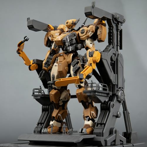Image of Pipigirl 1 /100 Plastic Mecha Action Figures Kits, Caracal, 8.5 in High, Model Kits to Build, Easy to Assembly Mecha Model
