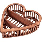 Étagères murales pour chambre : étagère murale en bois en forme de cœur, peu encombrante et facile à installer, pratique et très agréable à utiliser