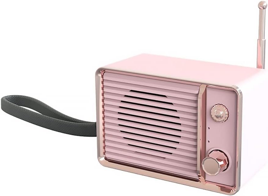 Vintage Speaker Stereo Speakers, Portable Powerful Sound TF Card