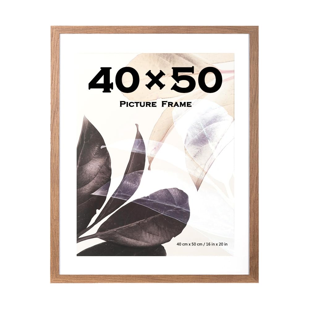 Scholar Tree Brown 40X50 Picture Frame With Mounts 40X50cm Frame Wall Mountable