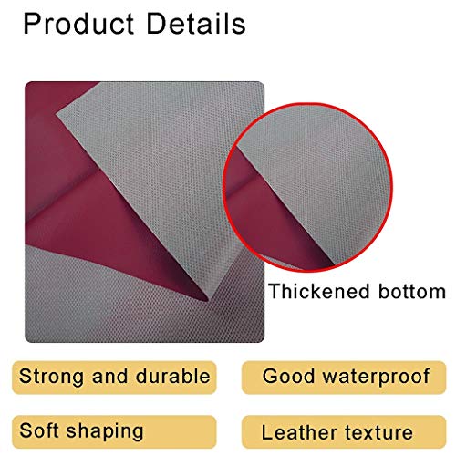 Similicuir rose litchi 0.75mm souple et résistant pour découpe de boucles d'oreilles - 7