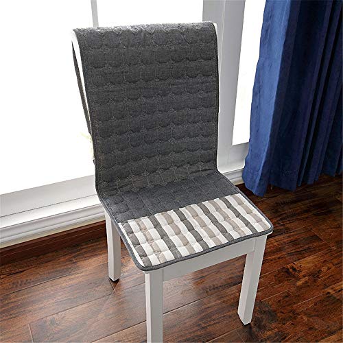 YIJIAHUI Sun Lounger Cushion Chair Cushion, Foam Chair Seat Cushion For Kitchen, Dining, Office Chairs - Assorted Colors for Home Office Chair Car Seat (Color : Black, Size : 50cm)