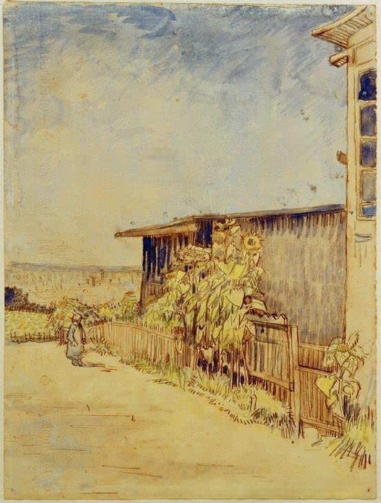 Affiches et gravures Van Gogh Tournesols grand format décoration salon impression sur toile
