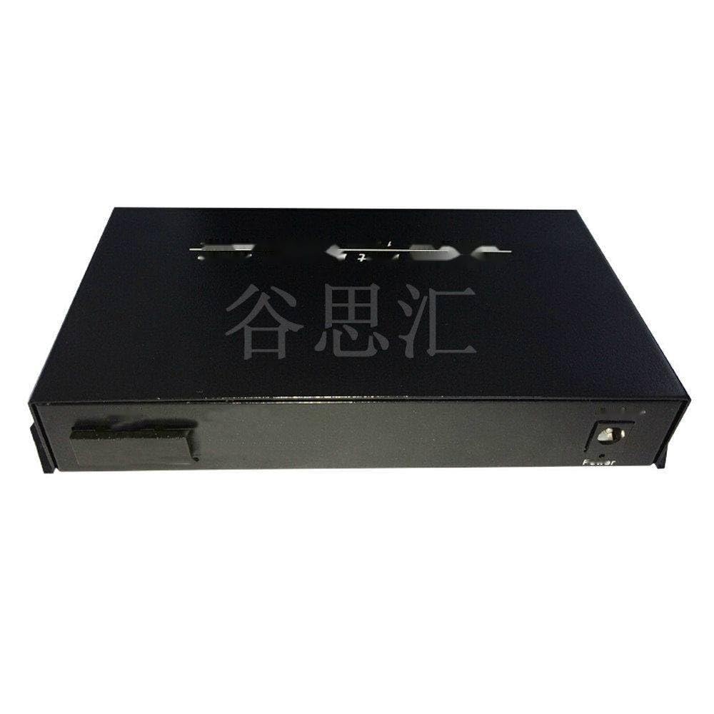 1F8E światłowodowy szybki przełącznik Ethernet POE 1 jednomodowy podwójny światłowód 8 megabitów RJ45 100M sieć SC transceiver 48V Cascade