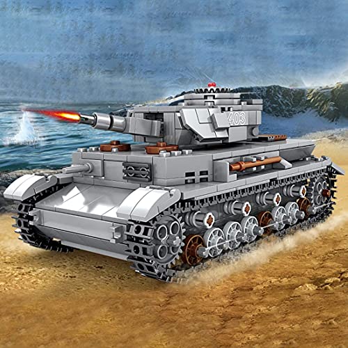 MASSAGERS Panzer Bausteine Modell Tank Spielzeug,MCO Panzer Modellbausatz,Panzerkampfwagen,Panzer Militär Tank Bausatz… – Bild 6