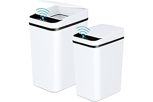 Intelligent Touchless Trash Can with Sensor Lid - Essential for Convenient Hygiene and Odor Management