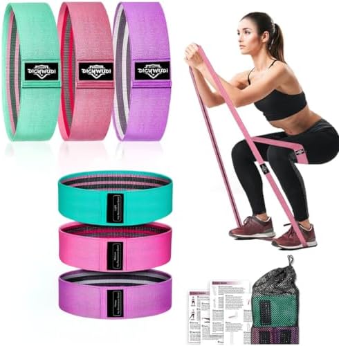 Kit com 3 Faixas Elásticas de Resistência Miniband – Leve, Média ...