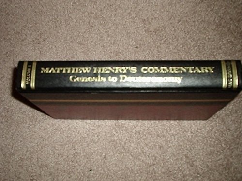 MATTHEW HENRY Bible Commentary GENESIS to DEUTE... B0069S8Y0A Book Cover