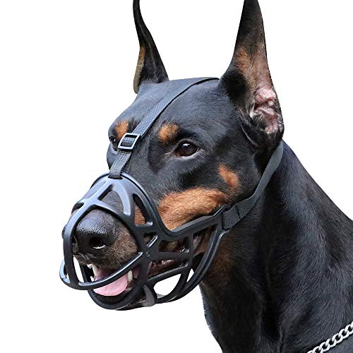 Dog Muzzle, Breathable Basket Muzzle To Prevent Barking, Biting And Chewing, Humane Muzzle For Small, Medium, Large And X-Large Dogs (Xl, Black) #TOP20