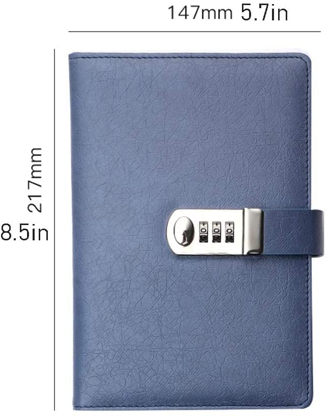 Carnet de notes avec serrure pour empêcher les regards indiscrets sur votre journal - 2