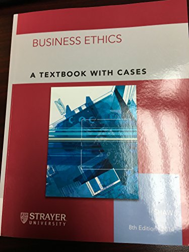 Business Ethics 1305019458 Book Cover