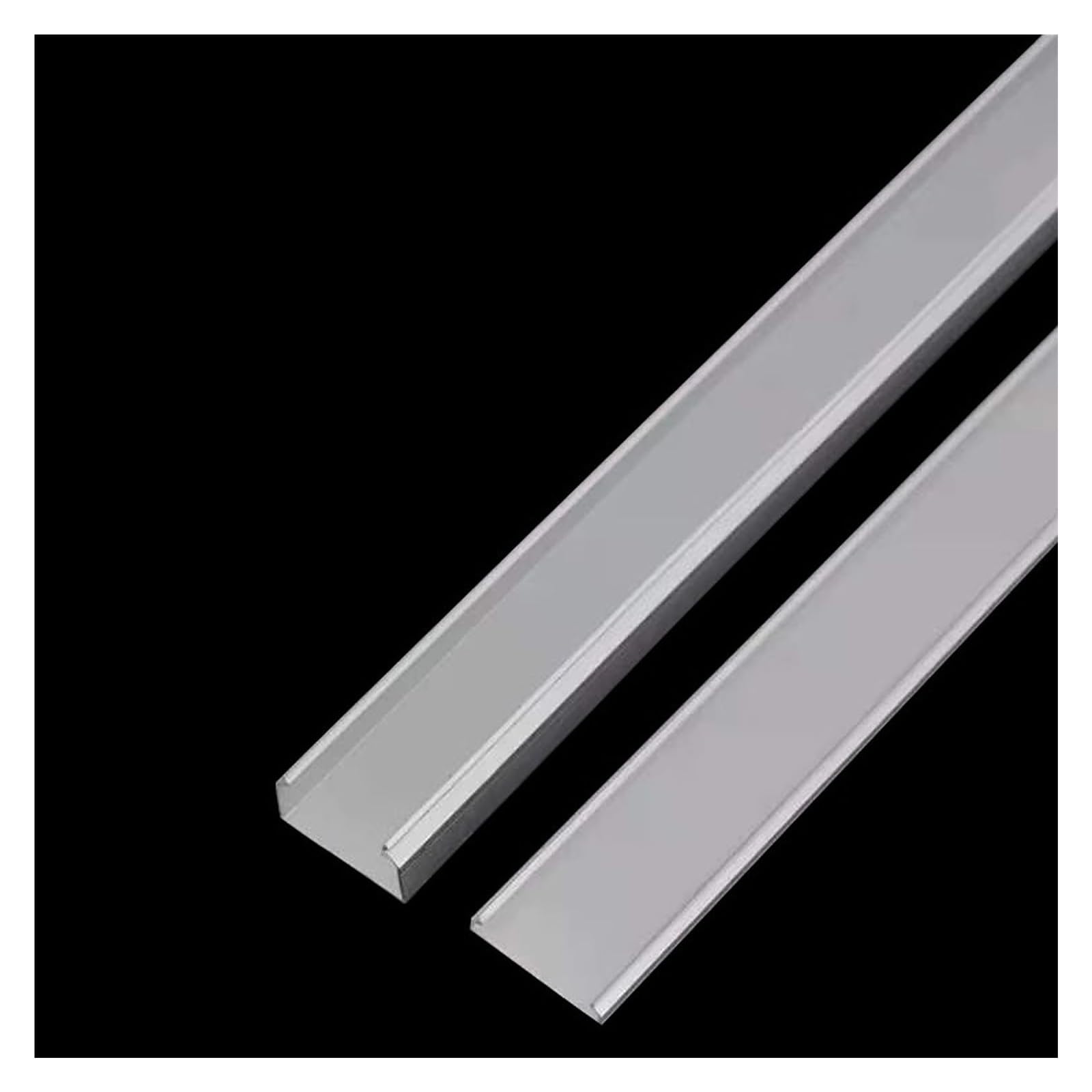 goulotte de câblage 2 PCS Goulotte Pour Câbles TV, Goulotte Pour Câbles D'intérieur Avec Couvercle Amovible Et Vis, Cache-fils En Acier Inoxydable Pour Les Hôpitaux, Les Bureaux, Les Chambres À Couche